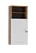 Schildmeyer Highboard Jesper 155982, ambachtelijk eiken/mat wit, 30,3 x 25,4 x 70 cm