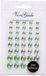 Merkloos / Sans marque Hobby/knutsel kristal plaksteentjes - 40x stuks - groen - strass steentjes - Plak juwelen