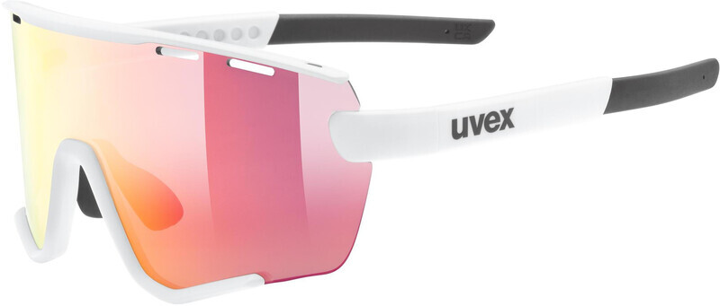 UVEX Sportstyle 236 S Glasses, wit/rood