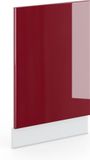 Vicco Fame-Line Frontpaneel – 45 cm sans plan de travail bordeaux brillant