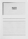 Elco Ordo Cassico L-map met venster A4 100 stuks Wit