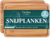 Creative Home Planche à découper en bois | Set de 2 | 30,5 x 22,5 cm | Hêtre