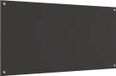 vidaXL Keukenachterwand donkergrijs 120 x 60 cm gehard glas