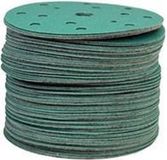 RODAC schuurschijven green 150mm - 15 gaten P240 (100 stuks)