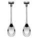 Alessi Dressed-2 eierlepels in cadeauset, gietijzer, roestvrij staal, 2-delig, 2 stuks