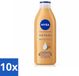 NIVEA 10 x Sun Touch Bodylotion – 400 ml – Voordeelverpakking