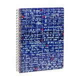 Clairefontaine 116314C - Le Mur des Je t'aime, Carnet reliure intégrale A5 14,8x21 cm, 120 pages, ligné, 3 intercalaires avec 6 poches