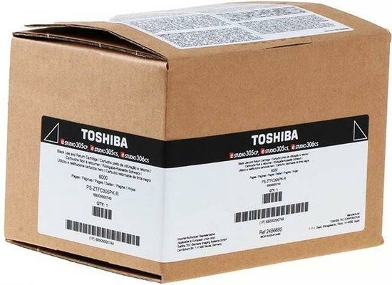 Dynabook Toshiba T-305PK-R - Zwart - 1 stuk - Tonercartridge
