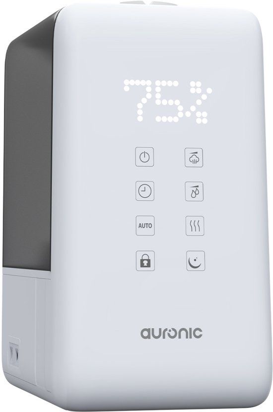 Auronic Luchtbevochtiger - 6L - 70m2 - Wit