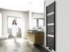 Wiesbaden Elara Radiator - 181,7 x 60 cm - Mat Zwart - RVS - 1067W