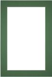 yd. Passe-Partout Fotomaat 15x20 cm - Lijstmaat 20x30 cm - Vert Forêt - Museumkarton
