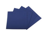 Quicky Airlaid servetten, 1 laag, blauw, 40 x 40 cm 1/4 gevouwen, 4-pack (4 x 50 stuks)