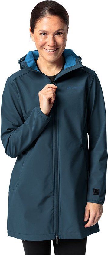 Vaude Moena Softshell Parka Blauw 44 Vrouw