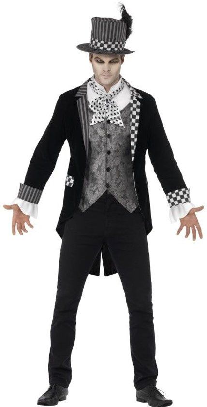 Mad Hatter Kostuum Luxe Dark Hatter Man Large Carnaval kostuum Verkleedkleding