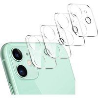 Phonillico® Set van 4 camerabescherming van gehard glas voor Apple iPhone 11