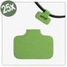 Quadrios 26CA785 Kabeletiket 40 x 20 mm Groen 25 stuks