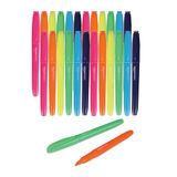 Amazon Basics Markeerstiften, set van 24, verschillende kleuren, fel