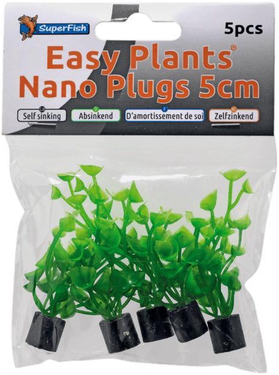 SuperFish easy plants nano plug 5 cm/ 5 st