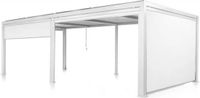 Suns Rota Curtain Matt white 300x300 cm Textileen Deur Wit