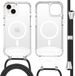 iMoshion Hoesje iPhone 14 - Backcover - Transparant - Met Koord - MagSafe Compatibel