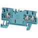 Weidmüller 2674640000 Borne de passage à connexion par poussée, connexion par fiche Bleu 50 pièce(s)