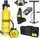 StarTech Scuba 1L Mini duikflessen set - Geel