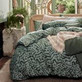 Essix - Gaïa - Housse de couette en coton imprimé - Vert - 260 x 240 cm