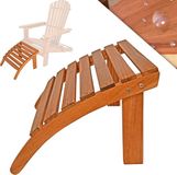 Casaria Voetsteun Adirondack – Acaciahout - 160kg Belastbaar Bruin