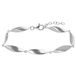 Lucardi - Dames Zilveren armband - 925 Zilver - 21 cm