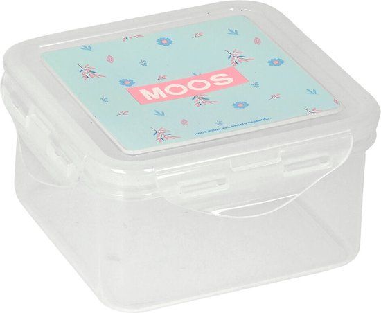Lunchbox Moos Garden 13 x 7.5 x 13 cm Turkoois