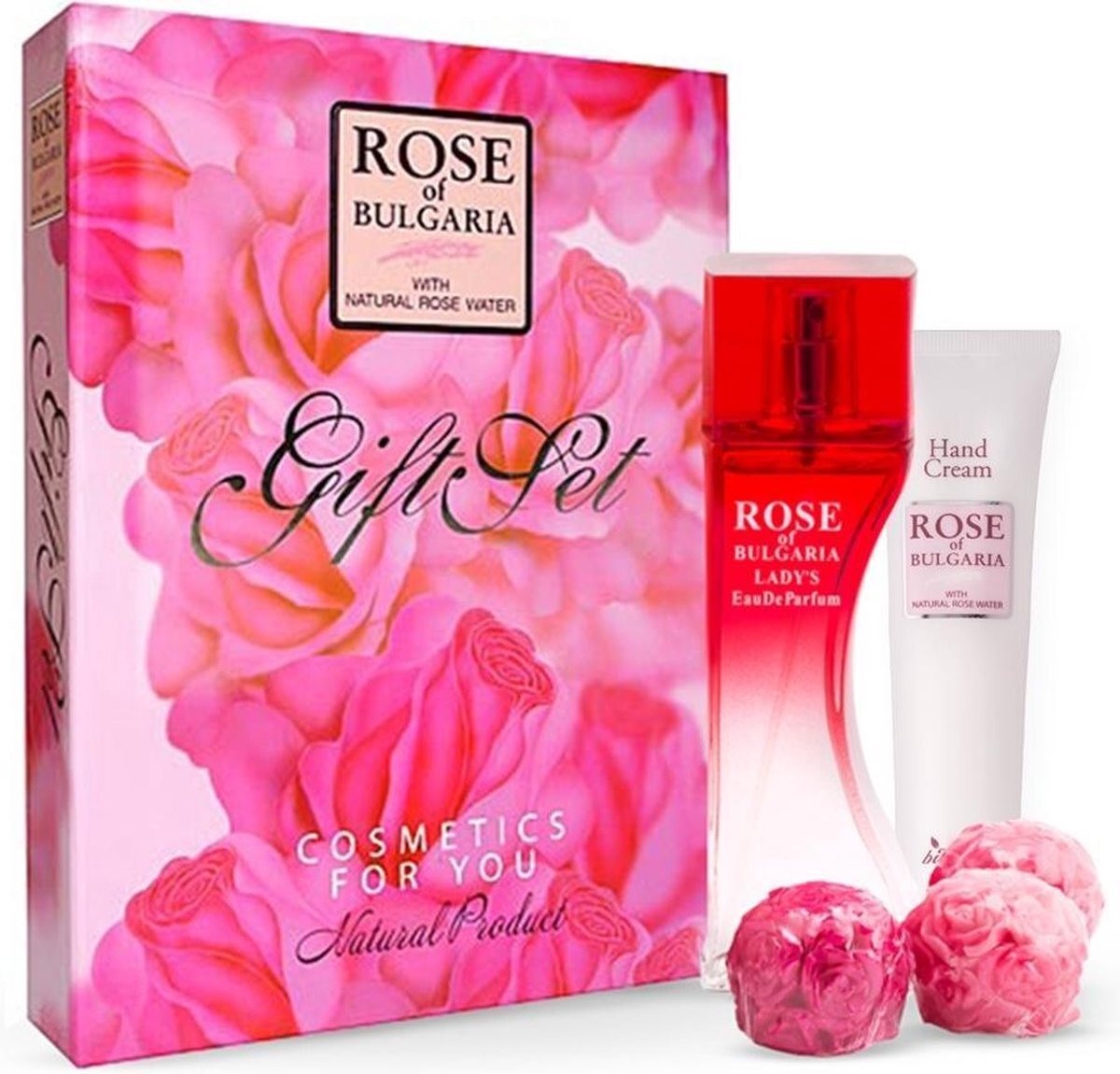 Biofresh Giftset Rose of Bulgaria parfum handcreme zeepjes