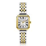 ZINZI Vintage horloge ZIW2607 dames polshorloge 24mm staal geelgoudkleurig wit analoog quartz