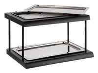 APS-Germany 11547 Display tray Rechthoek Zwart, Roestvrijstaal
