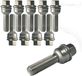 Tracer Audi 10 wielbouten M14x1.5, 45mm, met kogelkop, 2-delig, R14, zilver, voor Audi A8 4H, A8 4H Long, A8 4H quattro, A8 4N Long quattro, A8 4N quattro, e-tron