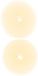 Haarsoires Haarsoires Outil de coiffage - 6cm - Blond - Set de 2 - Donut pour cheveux - Rouleau pour cheveux à volume supplémentaire - Knotmaker - Petit