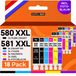 Canon Cartouches d'encre Compatible avec Canon PGI-580 CLI-581 - Multipack 18 Pièces