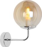 LIGHT HOME LH SIENA CHROM WANDLAMP, 1 GLASLAMP, E14 fitting