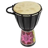 A-Star 5 Inch Painted Colourful Djembe African Drum