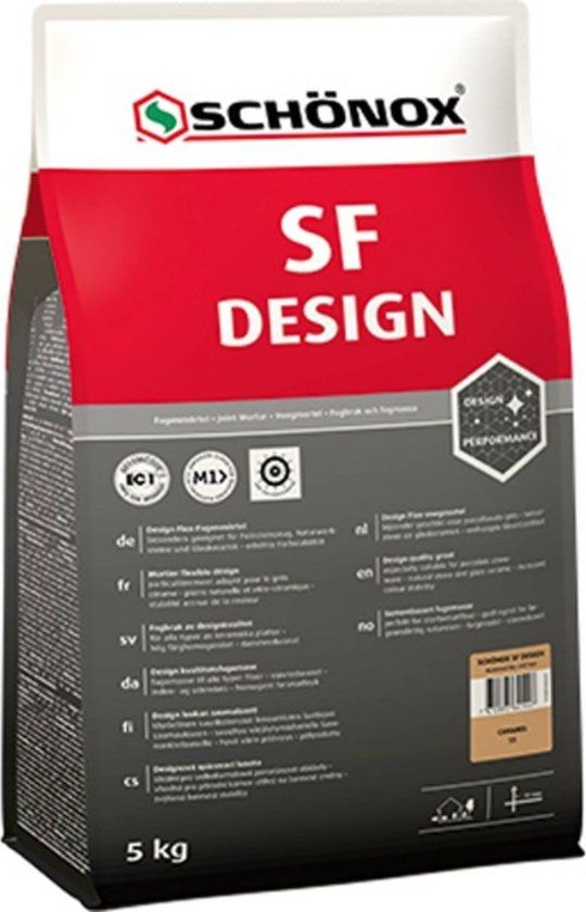 Schonox SF Design Flexibele Voegmortel 5 KG Grijs