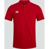 Canterbury Waimak Sr Polo Shirt Flag Red - XS