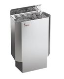 Sawo Nordex Mini NRM-36NS-Z poêle de sauna 3,6 kW - poêle de sauna électrique pour boîte de commande séparée - 3-6 m³, montage mural, acier inoxydable