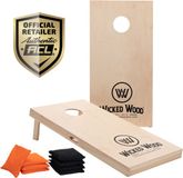 Wicked Wood Games Officiële Cornhole Set (120x60cm) - 2 Boards & 2x4 Cornhole Zakjes