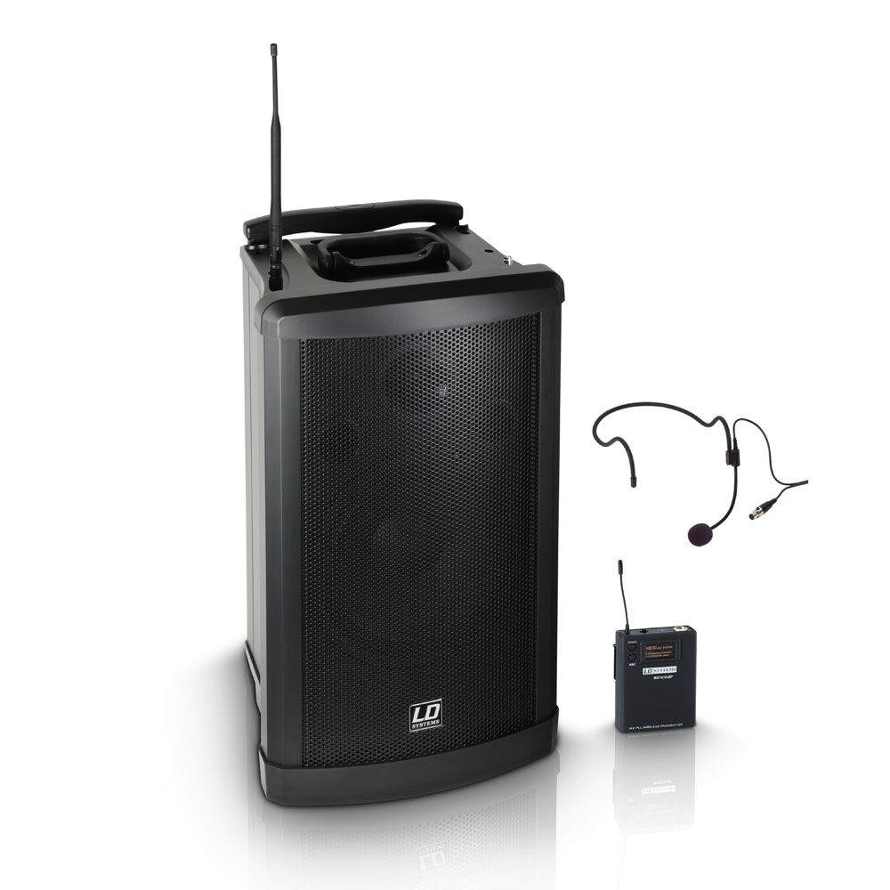 LD Systems Roadman 102 HS B 5 vloerspeaker zwart 80W