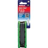 Eklind 25570 T10 – T40 Torx grote veiligheid serie opvouwbare set met ergonomische handgreep – staal (7-delig)