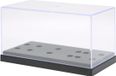Merkloos Opbergdoos Bamboe Rechthoek Grijs/Transparant/Zwart 5 ml