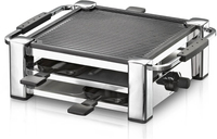 Rommelsbacher RCC 1000 Raclette - 4 Personen - Zwart/Chroom