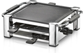 Rommelsbacher RCC 1000 Raclette - 4 Personen - Zwart/Chroom