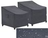 Omgoods - Set de 2 housses de chaise de jardin imperméables