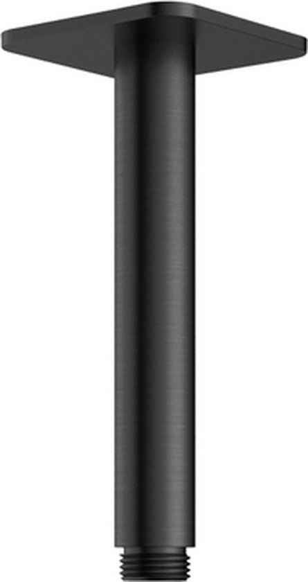 Hotbath Gal Plafondbuis - 15 cm - Gunmetal Geborsteld PVD
