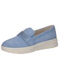 Caprice Dames Instappers 9-24700-46 Blauw Leer G-breedte Maat 38 EU